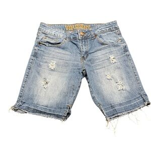 VIP Women's Distressed Jean Shorts